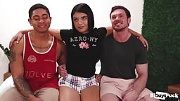 BiGuysFuck Andy Mcbride Leon Foreman And Yulissa Fox